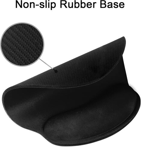 Britimes Forest Green Green Mouse Pad Pad Mouse Mouse مع دعم معصم قاعدة موسباد غير طلي in Kuwait