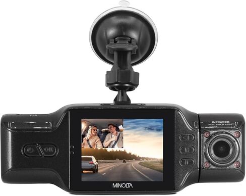 كاميرا مينولتا MNCD200NW ثنائية القناة 1080 بكسل مع شاشة LCD مقاس 2.0 بوصة وواي فاي in Kuwait