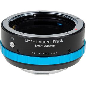 Fotodiox Pro Fusion Adapter - for Mamiya 7 Rangefinder Lenses to be Compatible with L-Mount Alliance Cameras (Limited Auto Functions)