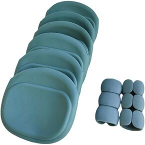 6Pcs Wired Earphone Storage Cases Silicone Data Cable Bags Protective Cable Straps Covers,Green