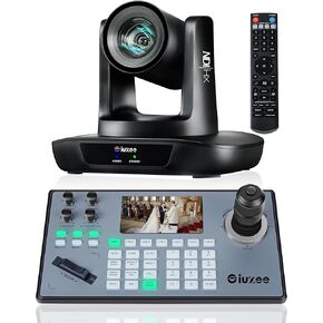 30x البصرية التكبير NDI PTZ حزمة 8x Zoom Digital Ai Auto Tracking USB HDMI SDI IP كاميرا البث المباشر مع وحدة تحكم كاميرا PTZ 4D من أجل تعليم الكنيسة الأحداث الرياضية