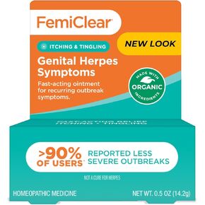 FemiClear for Itching & Tingling - Effective Intimate Relief - Formulated with All-Natural and Organic Ingredients - 0.5 Ounce Tube