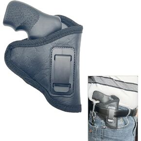 NewSilkRoad Revolver Holster,IWB Holster fit Most J Frame Revolvers Incl.S&W 442/642, Taurus, Ruger LCR Charter & Most .38 Special Revolvers,Right Hand