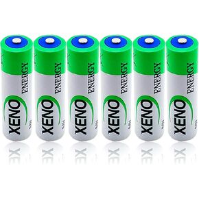 <6 Pack> for Xeno Energy XL-060F 3.6V AA Lithium Battery, 2400mah XL-060F 3.6v Battery