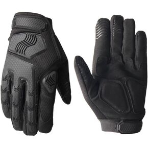 Tactical Gloves for Men - Breathable, Touchscreen Motorcycle Work Hunting Gloves with Ergonomic Design