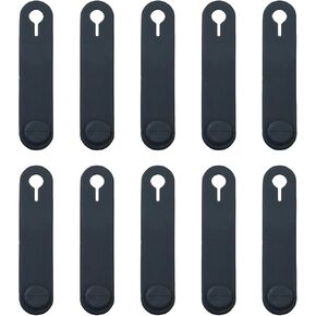 10pcs سيليكون كابل روابط هلام روابط تسخير ثابتة روابط 14 × 60 مم منظمة الأسلاك المعدلة محور المركز