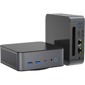 MINI PC H90, i7 11390H(12M Cache, up to 5.0 GHz), 32GB RAM 1TB SSD, Compact Desktop Computer, Triple 4K Display, Dual DDR4 Support,WiFi 6, BT 5.0, for Home, Office & Gaming