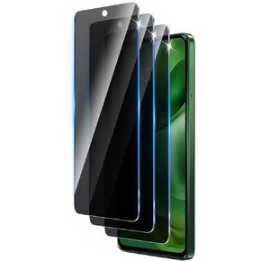 3 Pack Privacy Screen Protector Designed for Motorola Moto G Power 5G 2025,Full Coverage Anti-Spy Tempered Glass Film,9H Hardness,Anti-Fingerprint,Bubble Free,Easy to Install