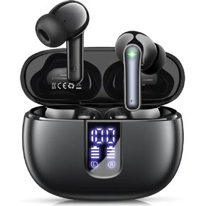 Wireless Bluetooth 5.3 Earbuds, in-Ear Headphones with 4 ENC Noise Cancelling Mic