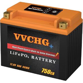 Motorcycles Lithium Battery, 12V 2.5Ah 300A High Power Sport LiFePO4 Battery, YTX4L-BS/YTX5L-BS, YTZ5S-BS/YTZ6-BS, For Dirt bikes, ATV, Scooter, Snowmobile, Motocross,Lawn Mower