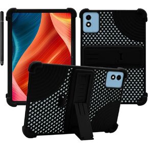 Case for EDDBNi C30 Tablet 10.1 inch,Soft Silicone Protector Cover,Kids Friendly,Adjustable Stand Tablet Cover,4 Corners Thicken Shockproof, Black