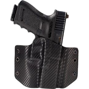 Black Carbon Fiber OWB Holster (Right-Hand, S&W Bodyguard 2.0)