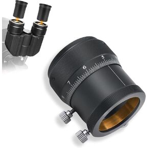 Astromania Stereo Binocular Viewer for Telescopes - Bundle with 1.25" High Precision Double Helical Focuser