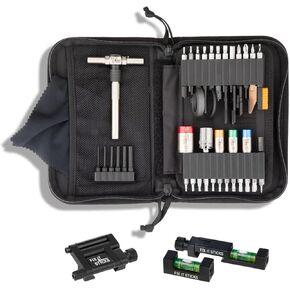 Fix It Sticks 3-Gun Maintenance Kit - includes 4 Torque Limiters and Ratcheting T-Way Wrench + Bubble Levels and Scope Jack