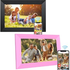 Digital Picture Frame 32GB Storage 10.1 WiFi Digital Photo Frame, IPS HD Touch Screen Electronic Picture Frame,Easy to Share Photos and Video via Frameo APP