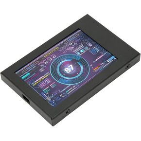 Zopsc 3.5in Portable Monitor for Laptop, Computer Temp Monitor IPS USB Mini Screen PC CPU Data Monitor PC Sensor Panel Dynamic Display Monitor