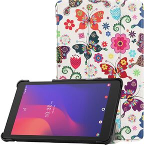 Kuroko Slim Light Cover Trifold Stand Stand Shell for Alcatel Joy Tab 2 8.0 "(9032Z) / Verizon TCL Tab 8 (9038S)-Not for TCL Tab 8 Le