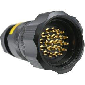 19 دبوس مقاومة للماء IP66 موصل الذكور متوافق مع SOCAPEX 419 و VEAM VSC موصل