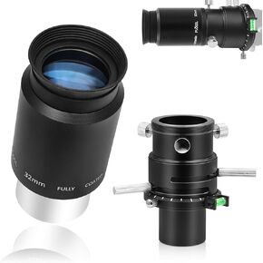Astromania 1.25" ADC Atmospheric Dispersion Corrector - Bundle with - 1.25" 32mm Plossl Telescope Eyepiece