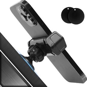 Gym Magnetic Phone Holder 360 Adjustable Magnetic Phone Mount for Gym Magnet Phone Holder Attach to Metal Surface Gym Accessories Compatible with All Smartphones 4.7-7"