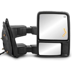 MOSTPLUS Driver Side Towing Mirror Compatible with 2008-2016 Ford F250 F350 F450 F550 Super Duty Power Heated Mirror w/Led Turn Light Left Side in Kuwait