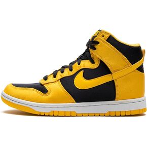حذاء Nike Dunk High للنساء، أسود/أبيض ذرة فارسيتي، 38 EU، أسود فارسيتي كورن أبيض، 7 نساء