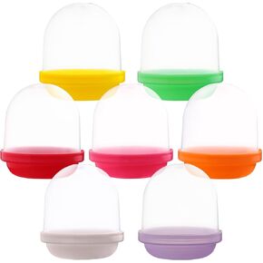 Capsule Vending Machine Translucent Acorn Capsules Empty 250 pcs 1.1 inch - Gumball Machine Capsules Bulk Party Favors Containers - Easter Basket Stuffers Gifts Pinata Stuffers DIY Craft Supplies