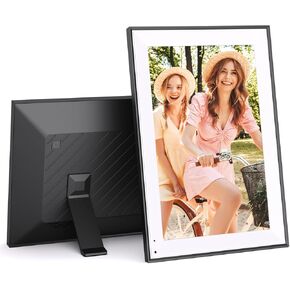 10.1" Digital-Photo-Frame Smart Digital Picture-Frame - IPS Touch Screen Digital Frame, 32GB, Auto-Rotate, Slideshow, Load Photo Video from Phone via APP Email, Free Cloud Storage, Gift for Family