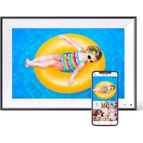 Digital Picture Frame 10.1-inch Digital-Photo-Frame - IPS Touch Screen Digital Frame, 32GB, Auto-Rotate, Slideshow, Load Photo Video from Phone via APP Email, Free Cloud Storage, Gift for Mom Dad