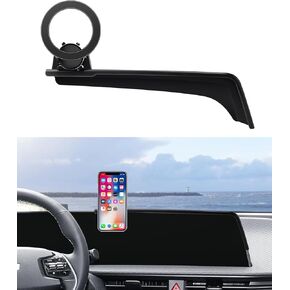 Car Phone Holder for 2021-2024 Kia EV6 Accessories 12.3-Inch Screen Fixed Clip, 360° Rotation Phone Mount Compatible with MagSafe, Cell Phone Holder Does Not Affect Air Vent