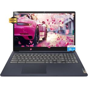 Lenovo IdeaPad 3i Chromebook Laptop 15.6 inch FHD Large Screen - 8GB RAM - 192GB Storage - Google Chromebook Kids School Student - HDMI - 2024 -Wi-Fi 6 - Long Battery Life