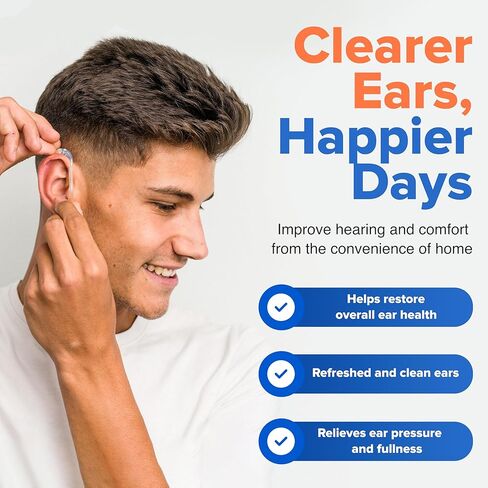 مجموعة تنظيف الأذن من Nuance Medical EarClear Rx - مجموعة رؤوس مرنة مع قلم منظار الأذن وحوض و20 نصيحة للاستعمال مرة واحدة ومنشفة من الألياف الدقيقة in Kuwait