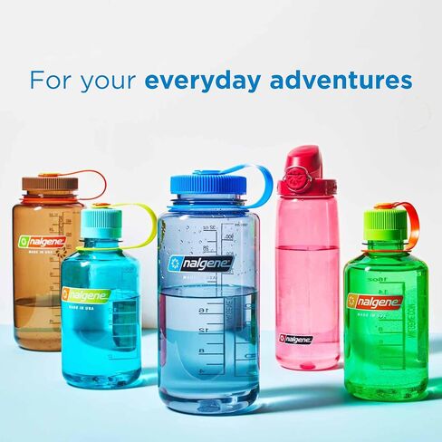 Nalgene Sustain Tritan BPA-Free Water Bottle Made with Material Derived from 50% Plastic Waste, 32 OZ, Narrow Mouth, Cotton in Saudi Arabia