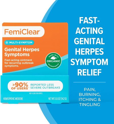 FemiClear for Itching & Tingling - Effective Intimate Relief - Formulated with All-Natural and Organic Ingredients - 0.5 Ounce Tube in Kuwait