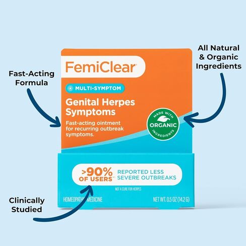 FemiClear for Itching & Tingling - Effective Intimate Relief - Formulated with All-Natural and Organic Ingredients - 0.5 Ounce Tube in Kuwait