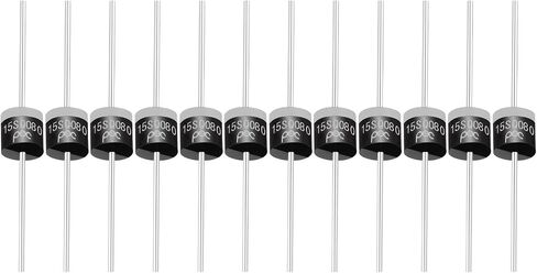 Patikil 12pcs 12SQ100 Schottky Artifiers Diode ، 12A 100V R-6 High Current Electronic Direct Direct Directiers Diodes لمنظمات الجهد ، إدارة الطاقة in Saudi Arabia