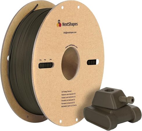 Standard PLA Filament 1.75mm, Dimensional Accuracy +/- 0.02 mm, Neatly Wound PLA, Fast Printing, 1KG Spool (2.2 lbs), Fits for Most FDM 3D Printers (Black, 1000g) in Kuwait