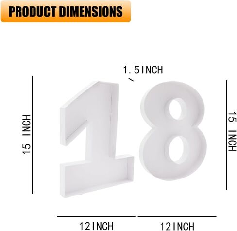 15in Cardboard Number Shape Box Fillable Tray, Food Charcuterie Board, Cupcake Sweet Party Decor (Number 8) in Kuwait