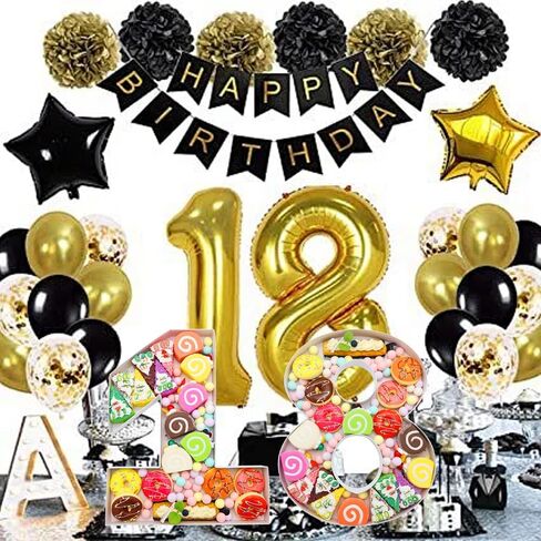 15in Cardboard Number Shape Box Fillable Tray, Food Charcuterie Board, Cupcake Sweet Party Decor (Number 8) in Kuwait