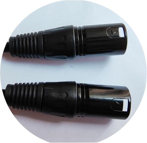 5ft XLR Microphone Cable,3 Pin Mic Cord for Speaker Systems and More XLR Audio Devices,Black (Male to Male) in Kuwait