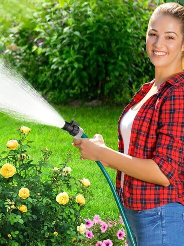 12 عبوة من صمام إغلاق خرطوم الحديقة البلاستيكي مقاس 3/4 بوصة - صمام إيقاف المياه القياسي، صمام كروي، وصلة توصيل لأنابيب المياه التلسكوبية، التحكم في صمام مدفع المياه in Kuwait