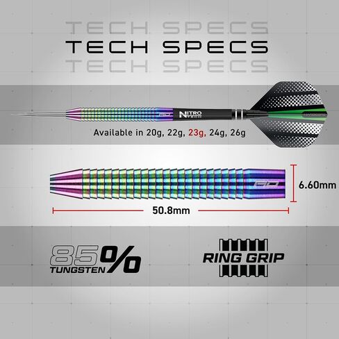 RED DRAGON Razor Edge Original - Tungsten Professional Steel Darts with Flights and shafts – Available in 20g, 21g, 23g, 24g, 26g, 28g, 29g, 30g, 33g in Kuwait