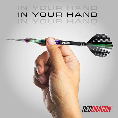RED DRAGON Razor Edge Original - Tungsten Professional Steel Darts with Flights and shafts – Available in 20g, 21g, 23g, 24g, 26g, 28g, 29g, 30g, 33g in Kuwait