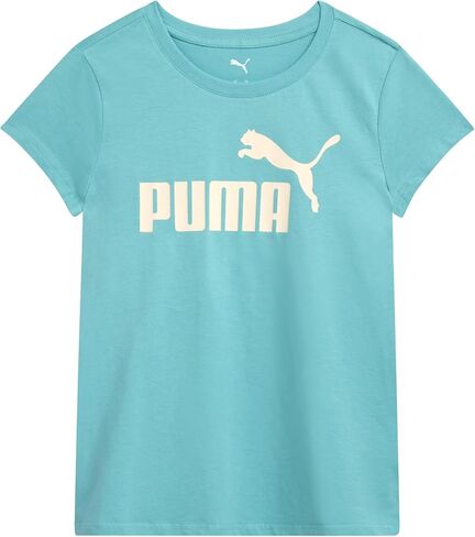 تي شيرت Puma Girls-تي شيرت شعار Core للفتيات-Tee Stehetic Crewneck Basic Athletic Short Sleeve (7-16) in Kuwait
