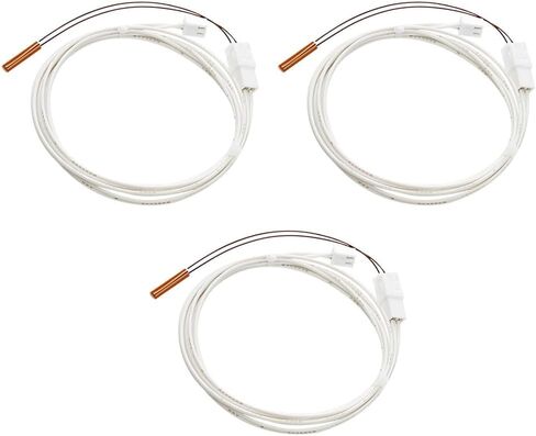 5PCS Ender 3 Thermistor 1.2m Upgrade, NTC 100K 3950 Thermistor, 3D Printer HT-NTC100K Thermistor Sensor 3x15mm Compatible for E3D V6 Volcano PT100 Ender 3, Ender 5, CR10 Hotend Thermistor, in Saudi Arabia