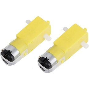 Gump's grocery 2PCS Gear Motor for Arduino Intelligent Car Gear Motor TT Motor Robot DC 3V-6V 1:48