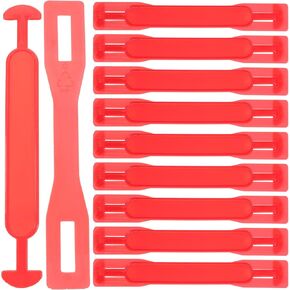 DOITOOL Adjustable Straps 100 Sets Cardboard Box Handles Box Replacement Shipping Strap Plastic Carry Handles Lifter Handle Grab Bag Accessory for Cardboard Carry Carrying Moving Luggage Straps