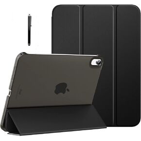 Cover for Apple iPad (A16) 11th/10th Generation (2025/2022) Cover Case, Transparent Smart case for iPad 11th/10th Gen 2025/2022 (Supports Auto Sleep Wake) with Stylus Pen, Black