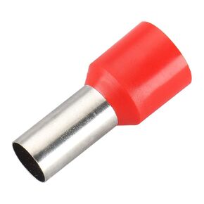 Baomain AWG 2 / 35mm² Wire Copper Crimp Connector Insulated Ferrule Pin Cord End Terminal E35-16 Red Pack of 200