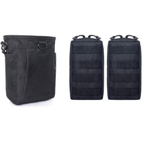 Molle Dump Pouch and 2 Pack Molle Pouches
